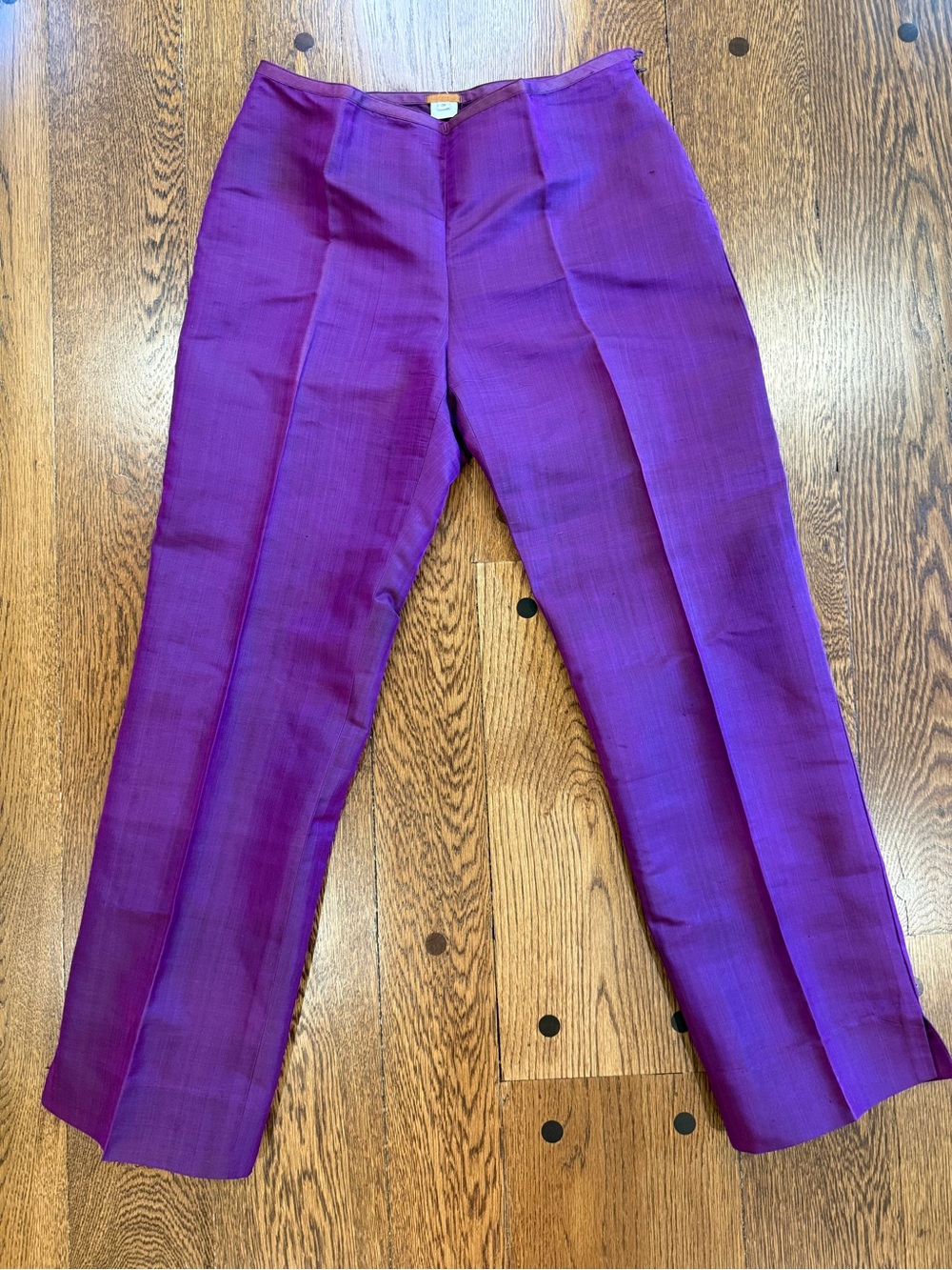 Dosa 100% Silk Magenta Pants Size 3 💜
